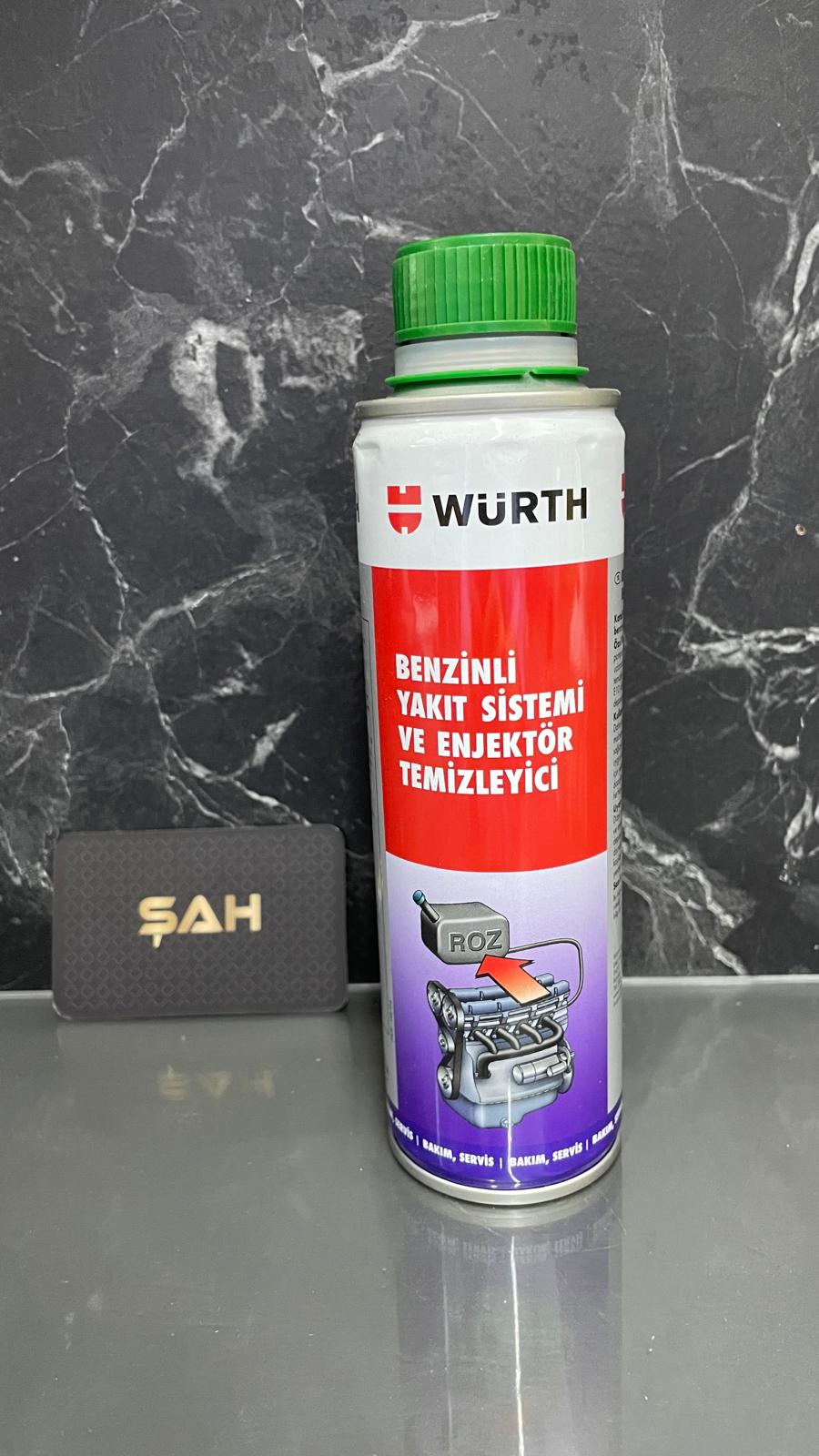 WÜRTH BENZİNLİ YAKIT SİSTEMİ VE ENJEKTÖR TEMİZLEYİCİ (300 ML)