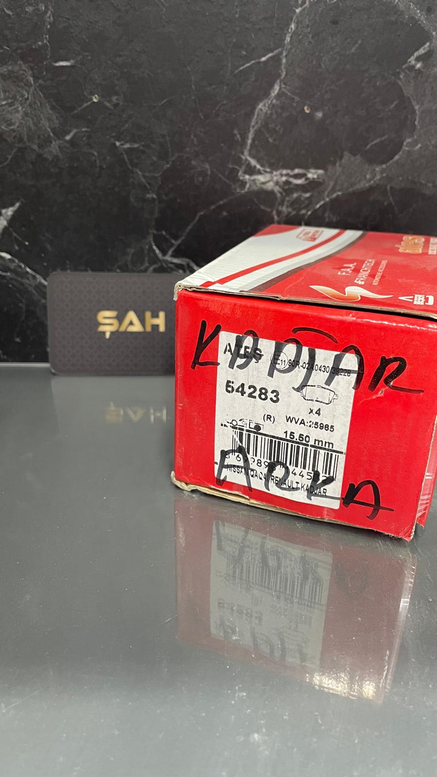 Renault Kadjar Fren Balatası Arka 440606633R