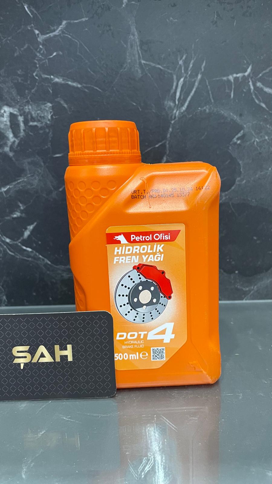 PETROL OFİSİ DOT 4 HİDROLİK FREN YAĞI (500ML)