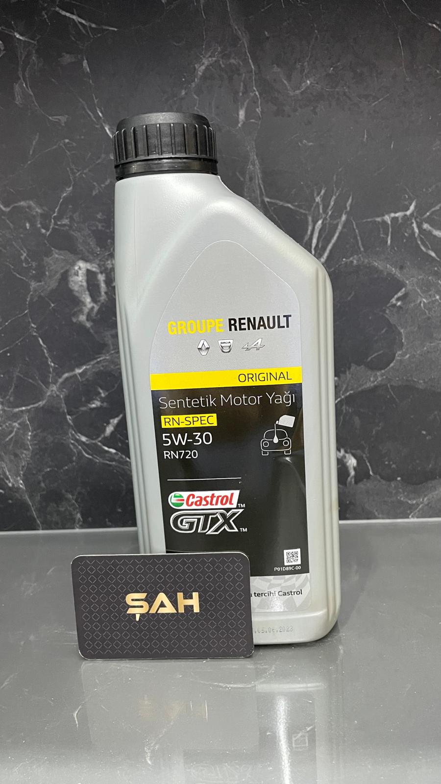 CASTROL GTX 5W-30 RN720 MOTOR YAĞI (1LT)