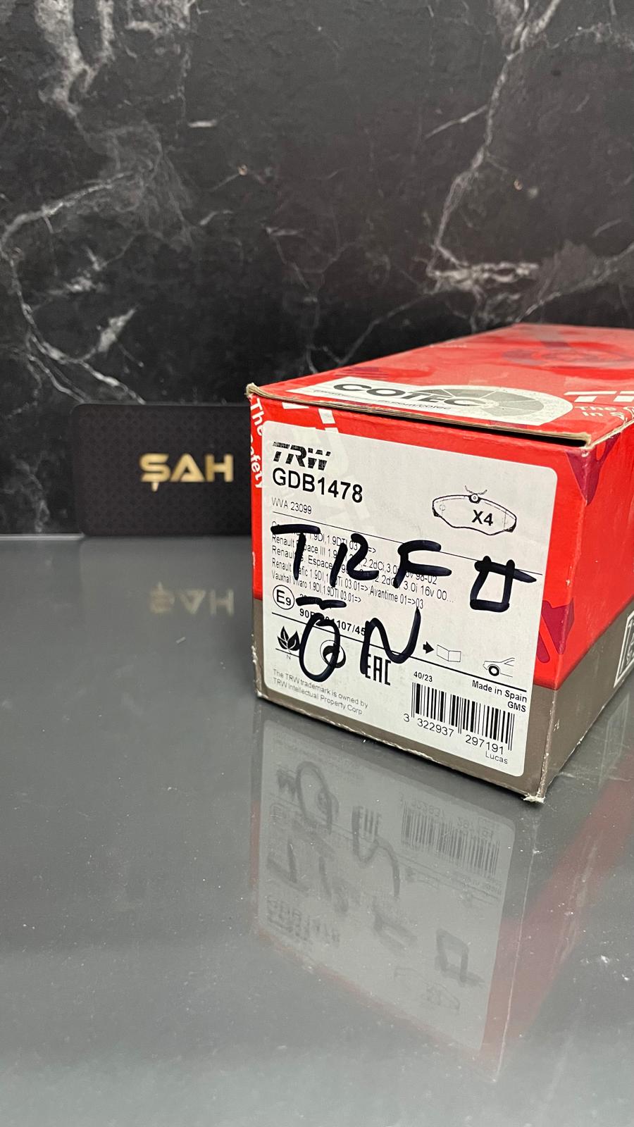 Renault Trafıc 2 Ön Fren Balatası 7701054771