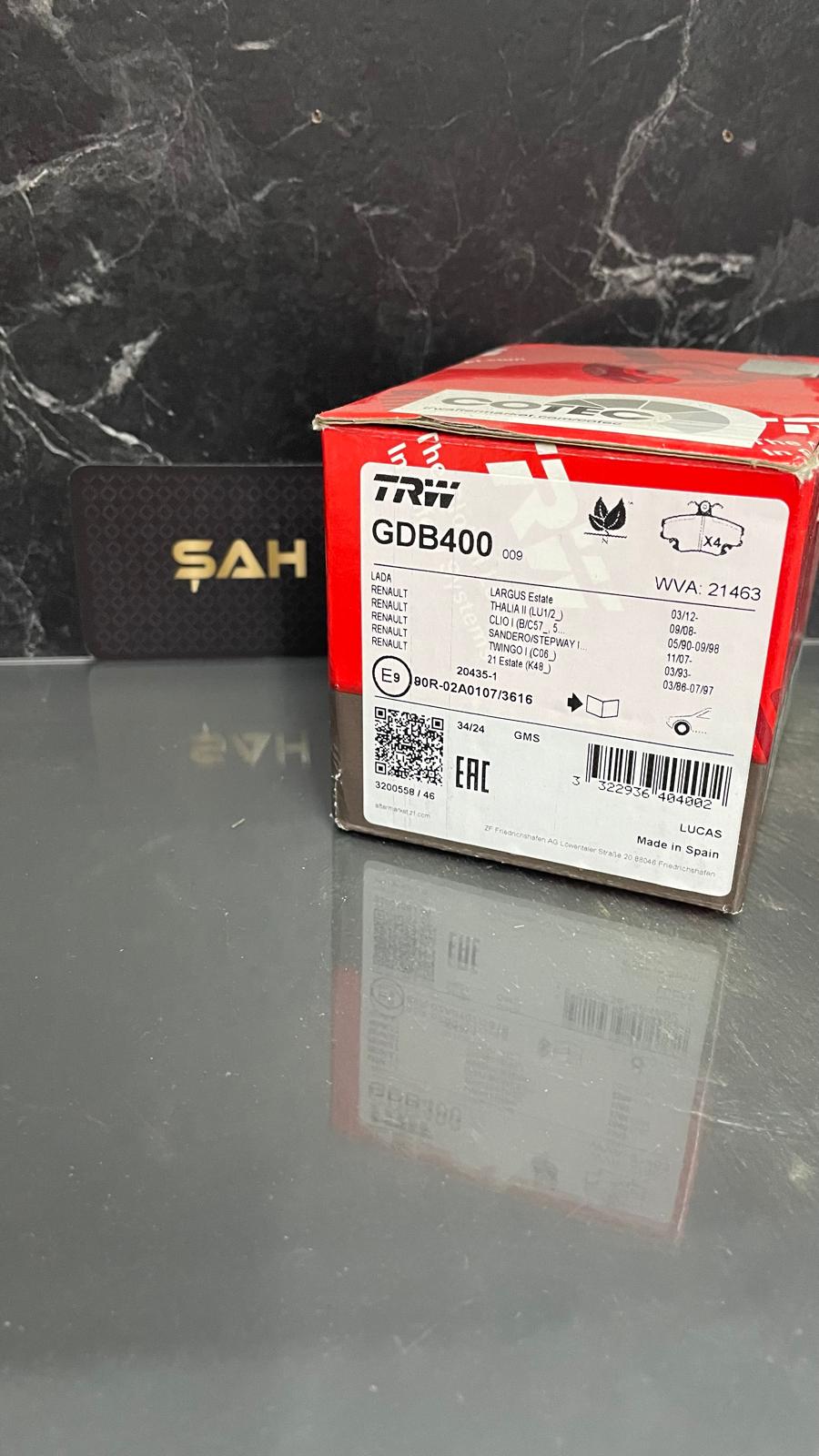 Renault R19 R21 Clıo Megane Ön Fren Balata 7701202285 410602192R