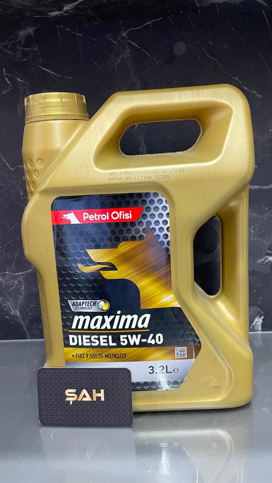 PETROL OFİSİ DIESEL 5W-40 MOTOR YAĞI (3.2 LT)