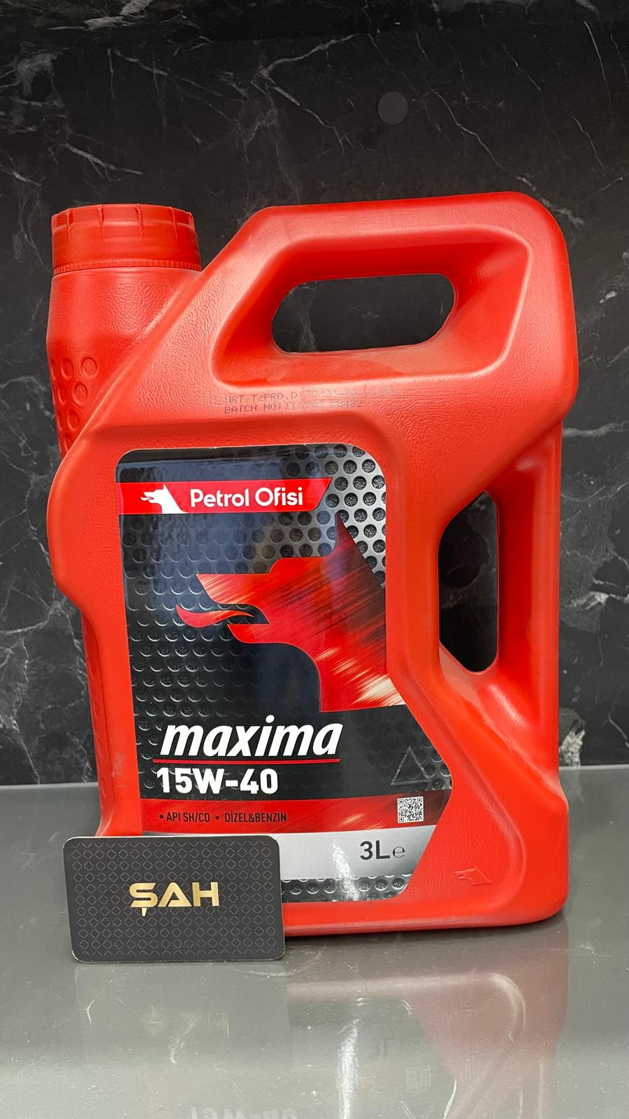 PETROL OFİSİ MAXIMA 15W-40 MOTOR YAĞI (3LT)