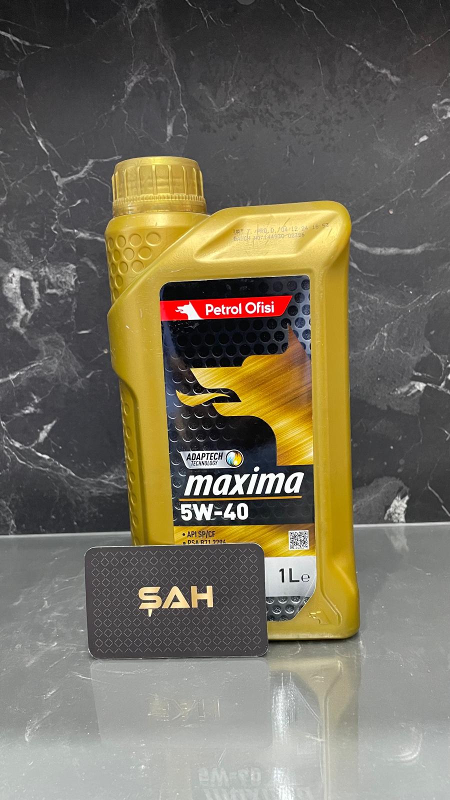 PETROL OFİSİ MAXİMA 5W-40 MOTOR YAĞI (1 LT)