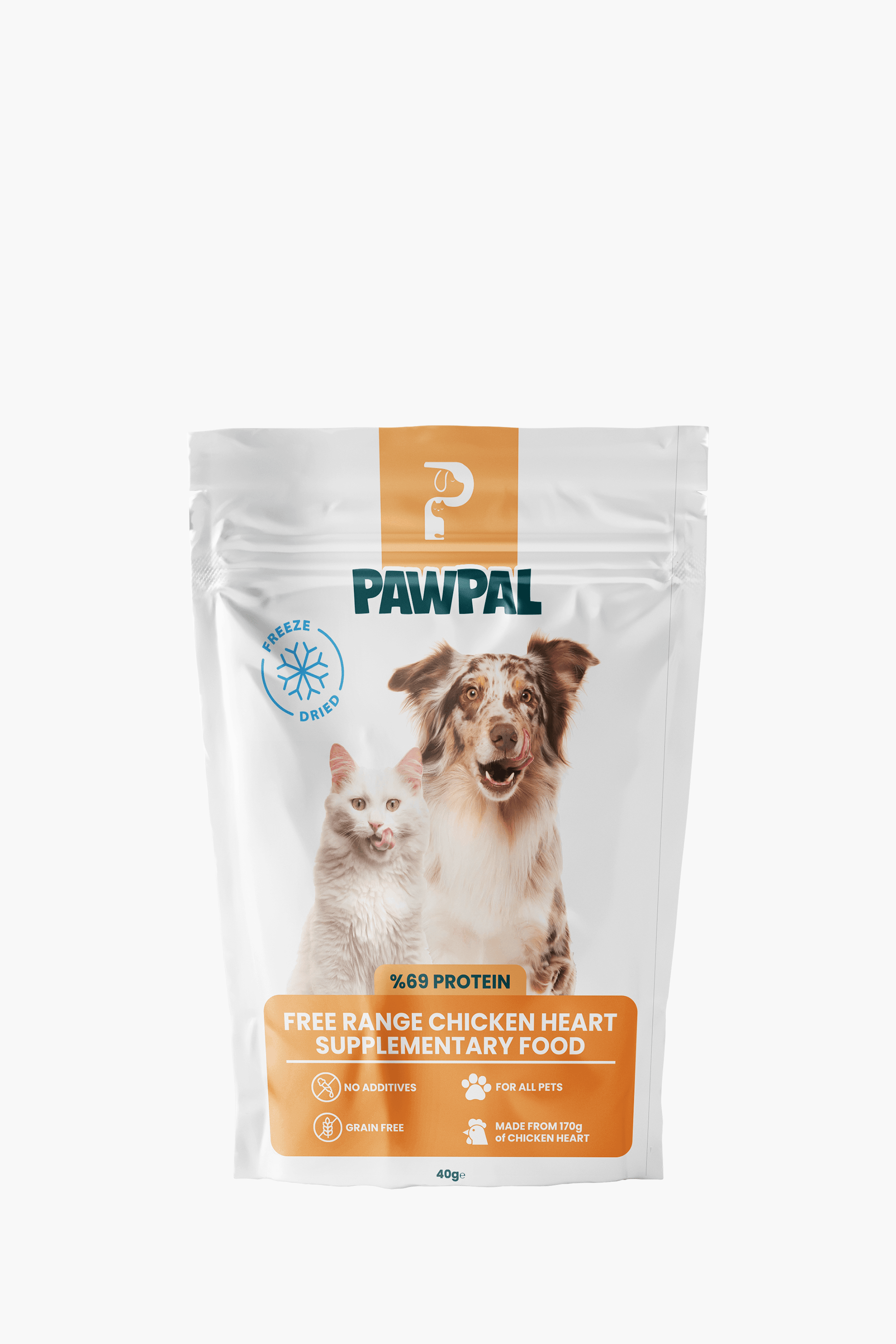 Freeze Dried Doğal Tavuk Yüreği Premium Takviye Gıda