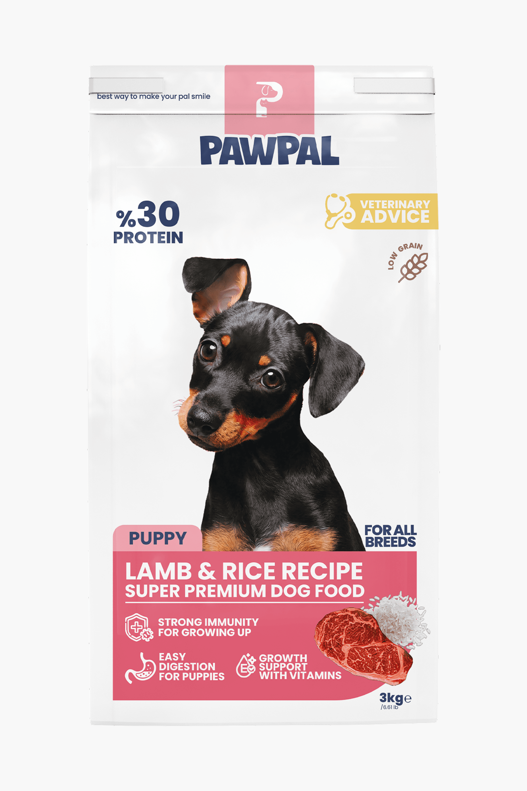 Kuzu Eti ve Pirinçli Yavru Köpek Maması