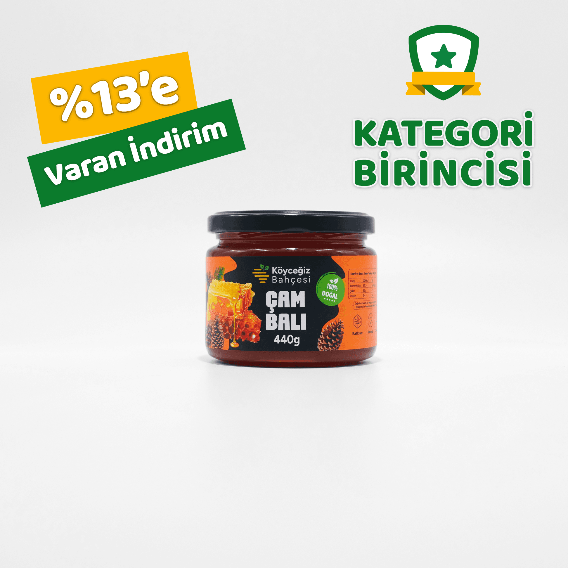 Organik Çam Balı - 440 Gr.