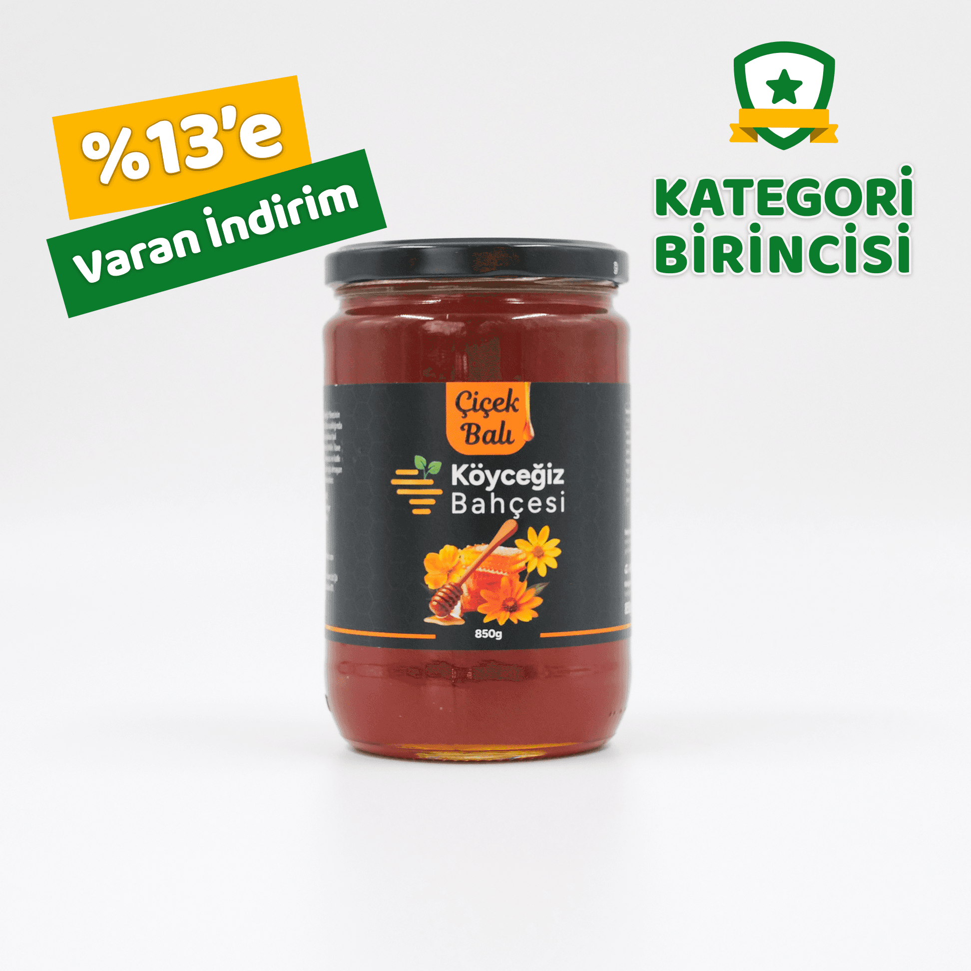 Organik Çiçek Balı 850 Gr.