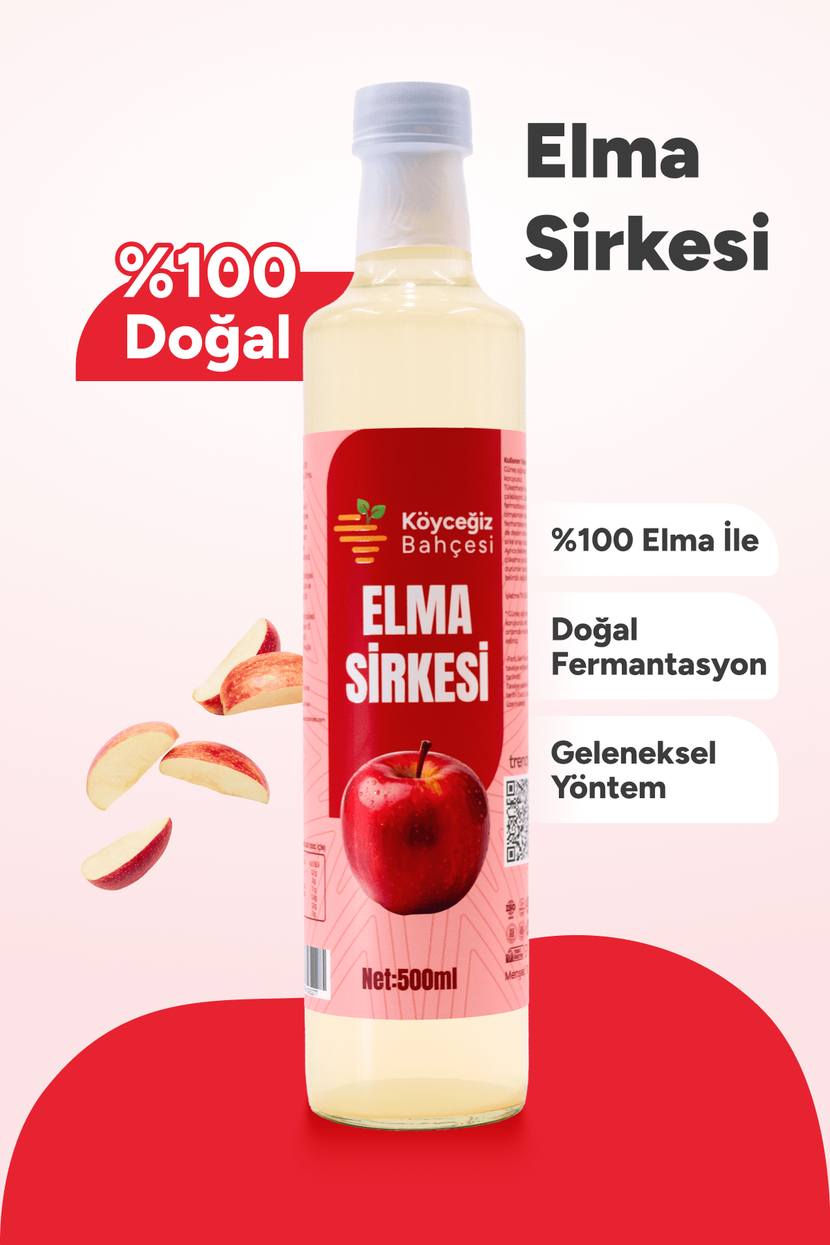 Organik Elma Sirkesi