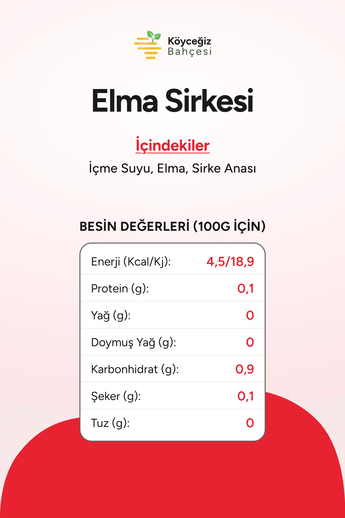 Organik Elma Sirkesi