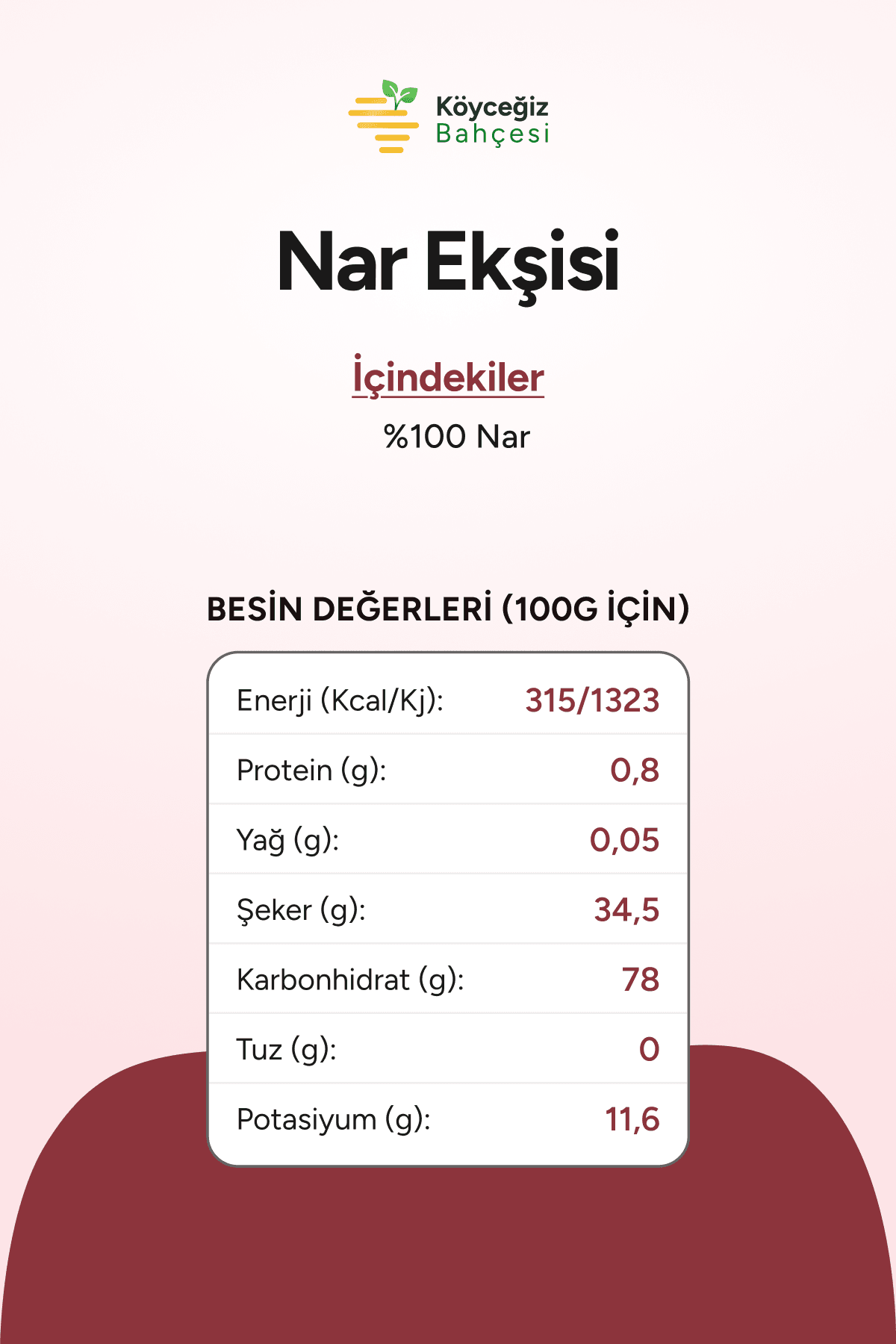 Organik Nar Ekşisi