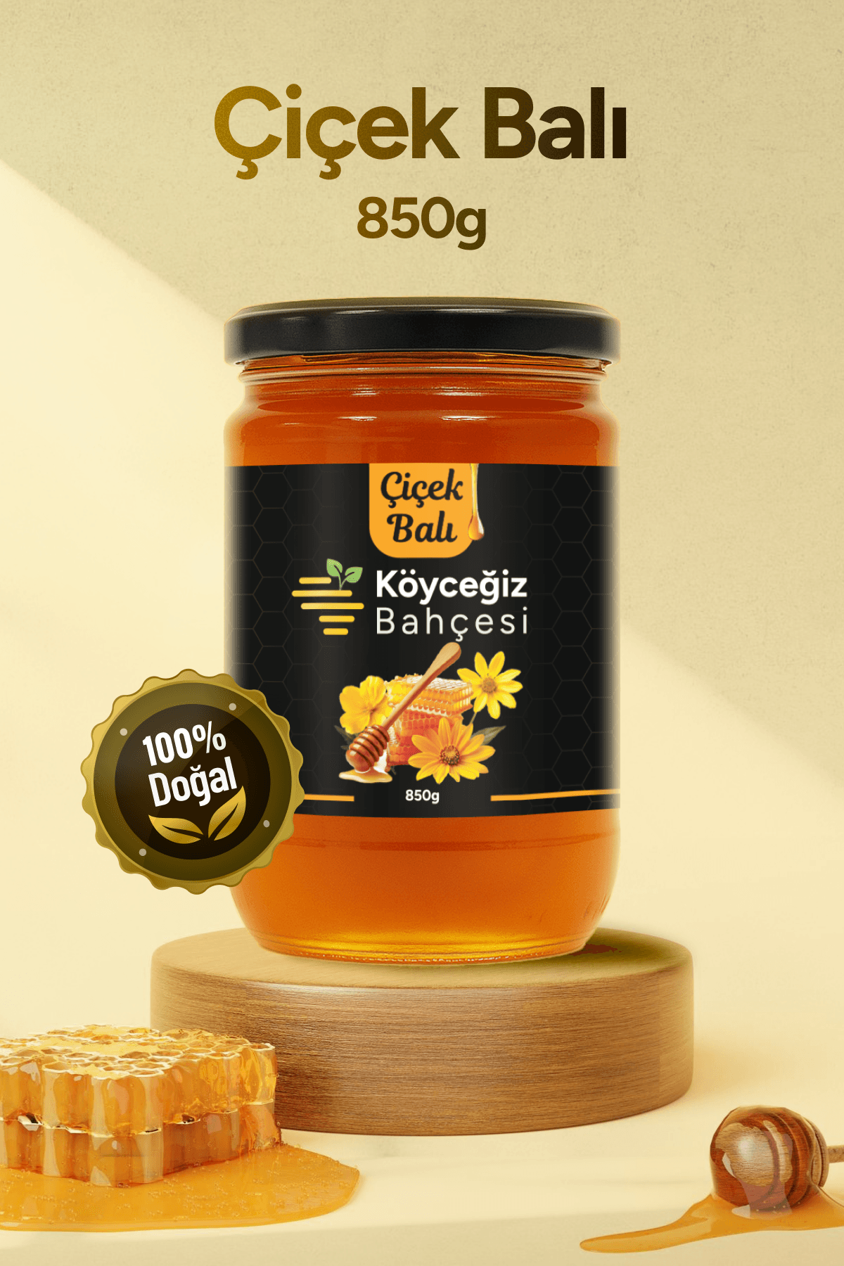 Organik Çiçek Balı - 850gr