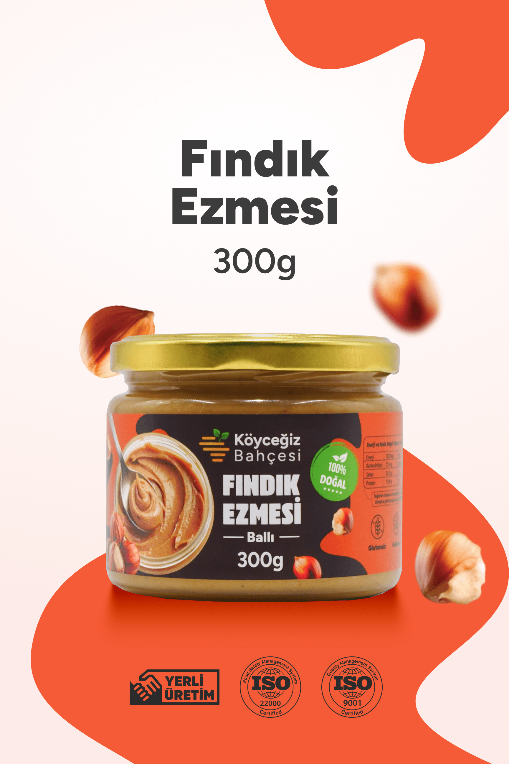 Ballı Fındık Ezmesi - 300gr.