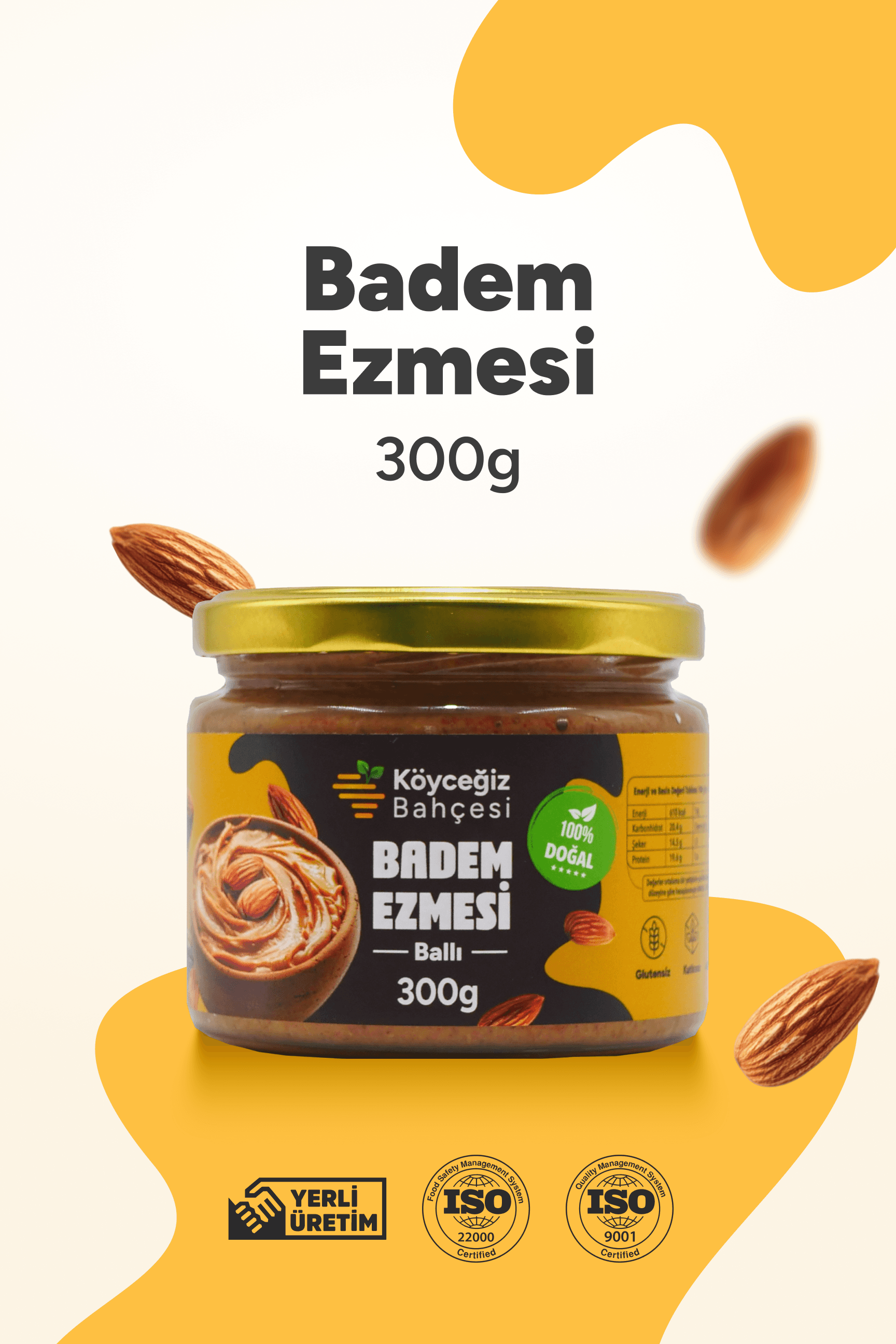 Ballı Badem Ezmesi - 300g