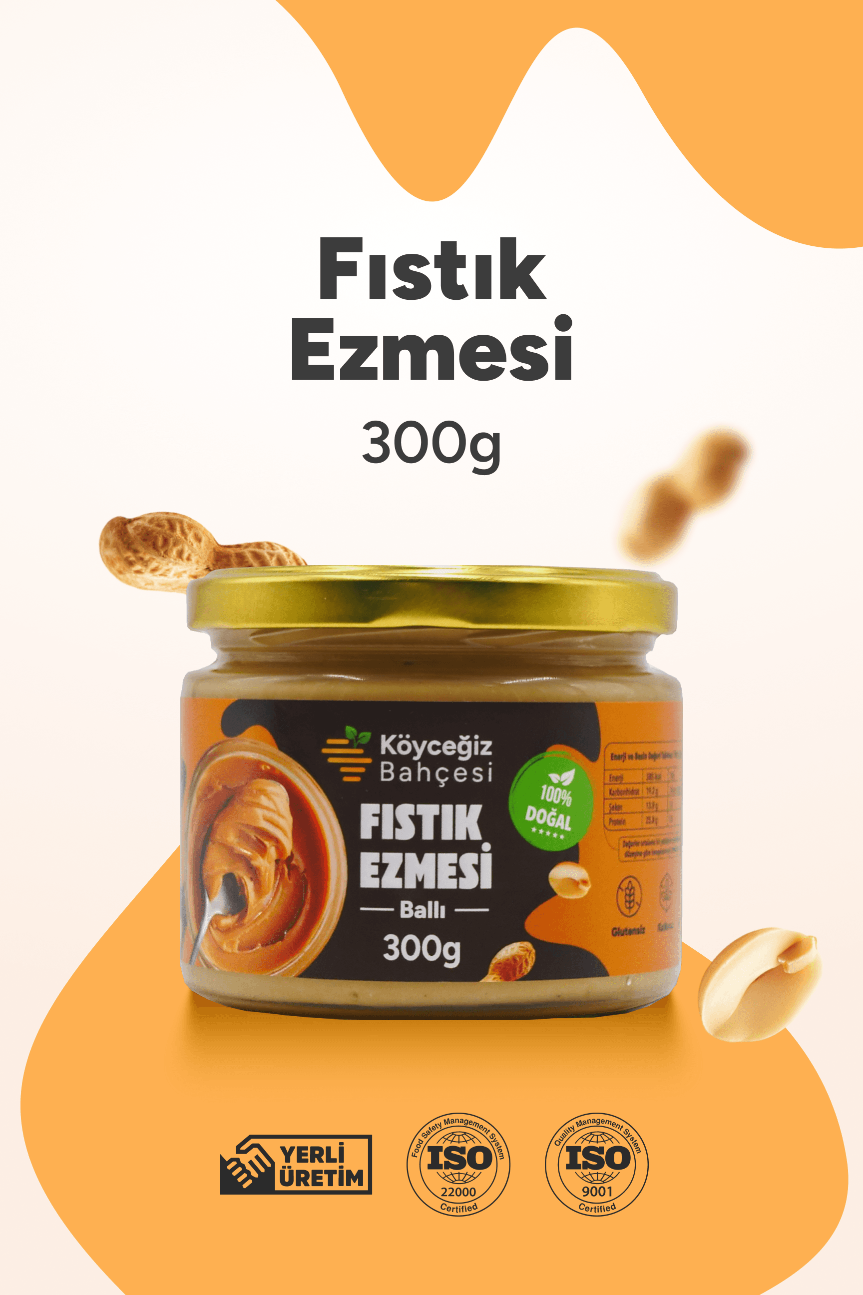 Ballı Yer Fıstığı Ezmesi - 300gr.