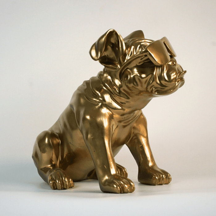 Gold Köpek Dekor (Hatalı Ürün)