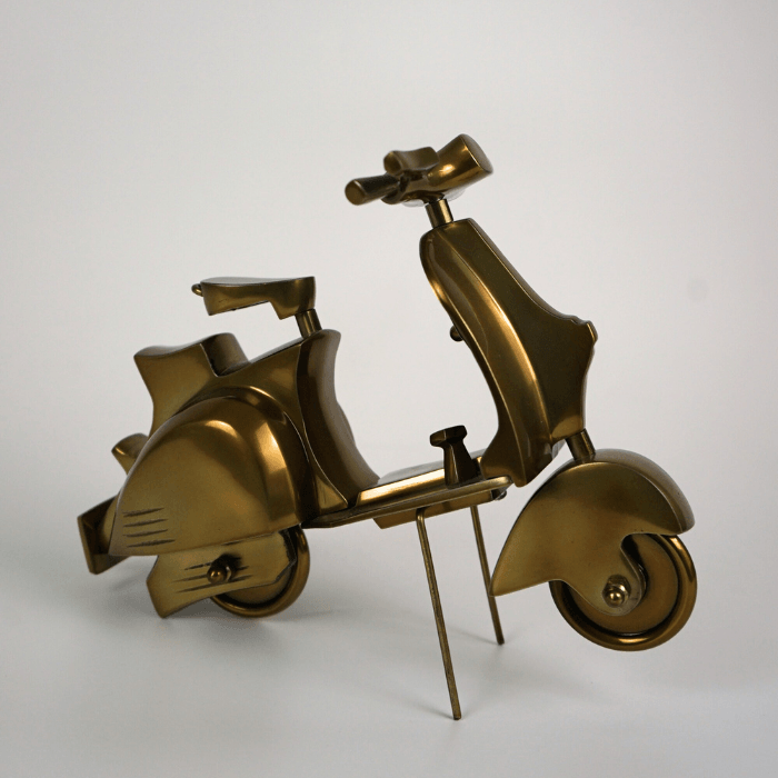 Antik Gold Motor Dekor Obje