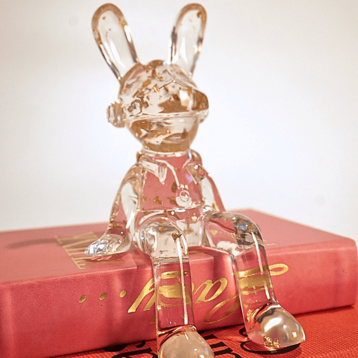 Gold Detaylı Bunny Obje