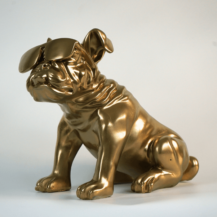 Gold Köpek Dekor (Hatalı Ürün)