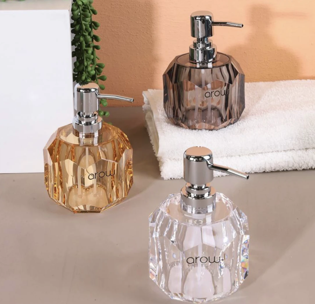 Kristal Akrilik Cam Sıvı Sabunluk, Arow