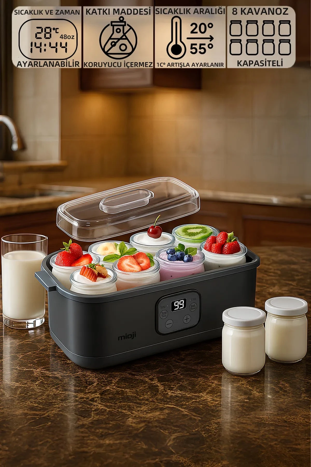 Mioji Yoğurt Yapma Makinesi 