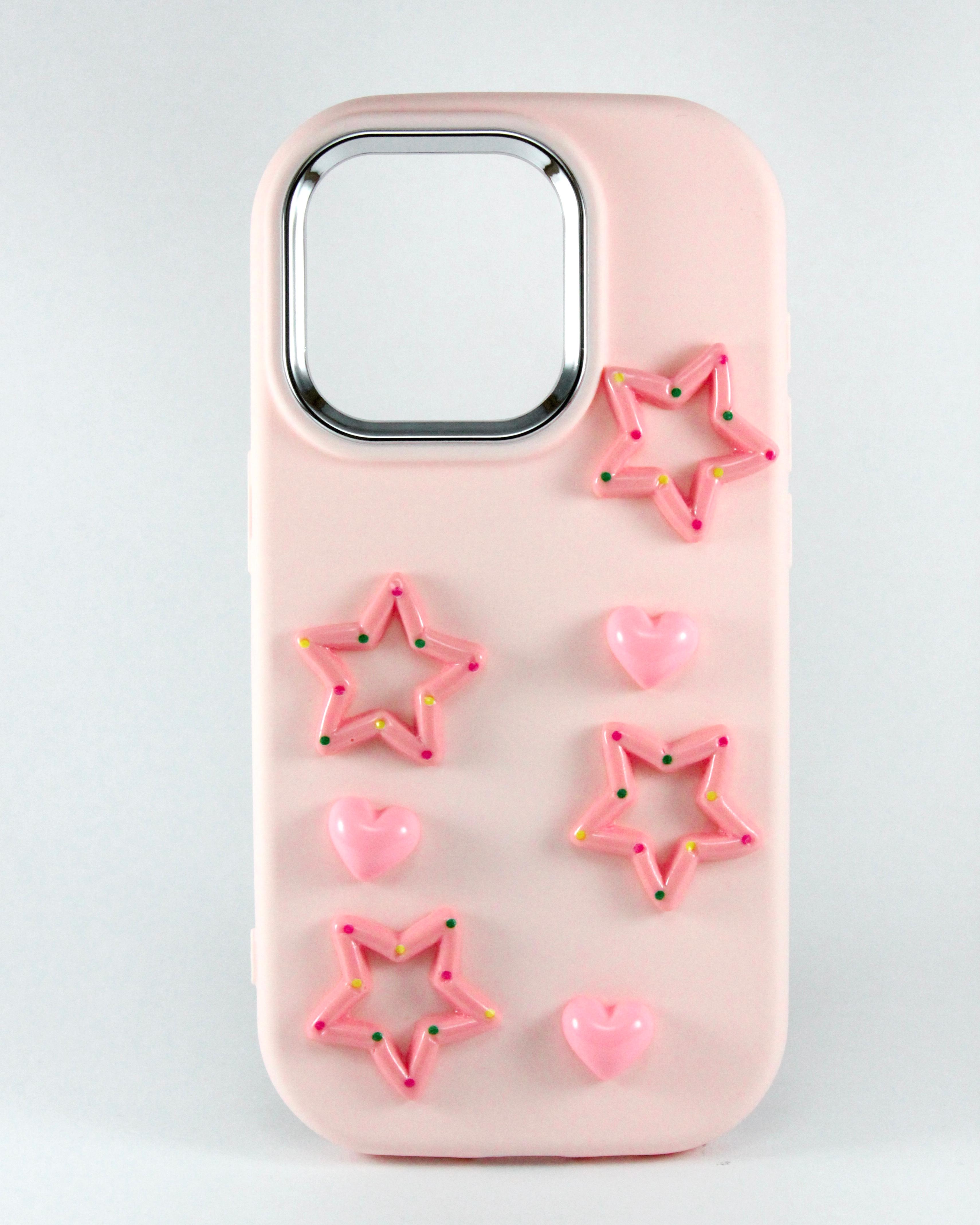 Iphone Pink Star Telefon Kılıfı