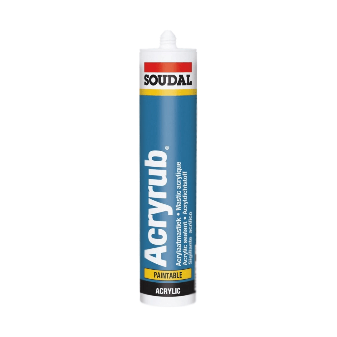 SOUDAL ACRYRUB SİLİKONİZE MASTİK 500 gr ANT.GRİ