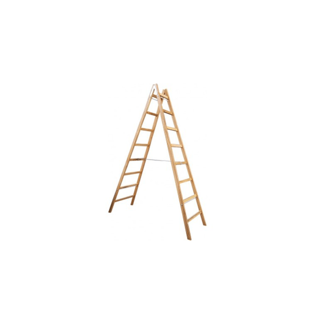 A TİPİ 8 BASAMAK AHŞAP MERDİVEN 260 cm