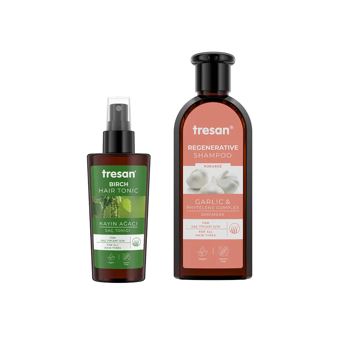 Sarımsak Onarıcı Bakım Şampuanı 300 ml & Kayın Ağacı Özlü Saç Toniği 125 ml