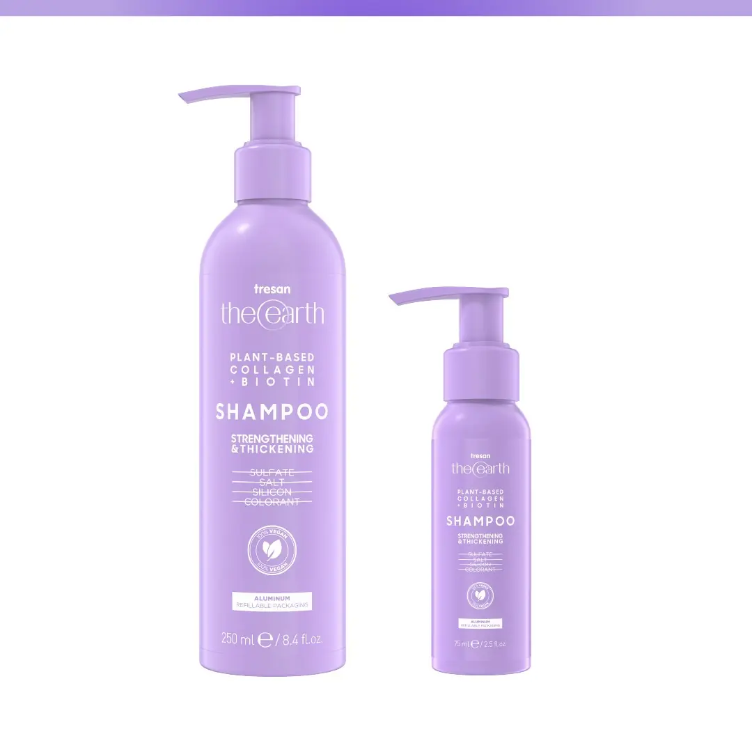 Plant Based Collagen +Biotin Şampuan 250 ml + Şampuan 75 ml