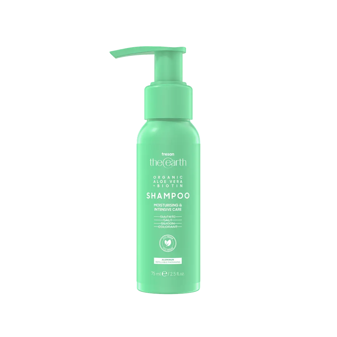 Organic Aloe Vera +Biotin Şampuan 75 ml