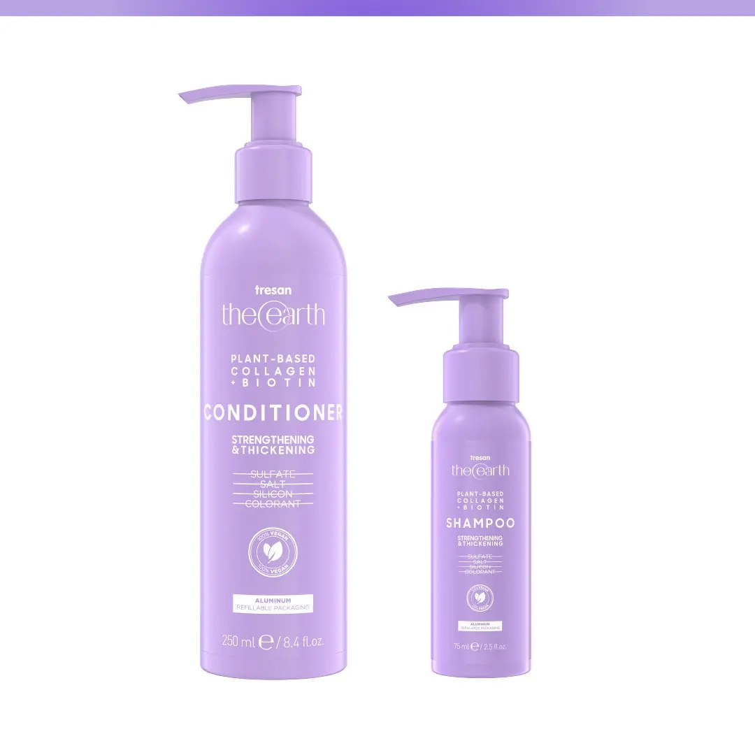 Plant Based Collagen +Biotin Saç Kremi 250 ml + Şampuan 75 ml