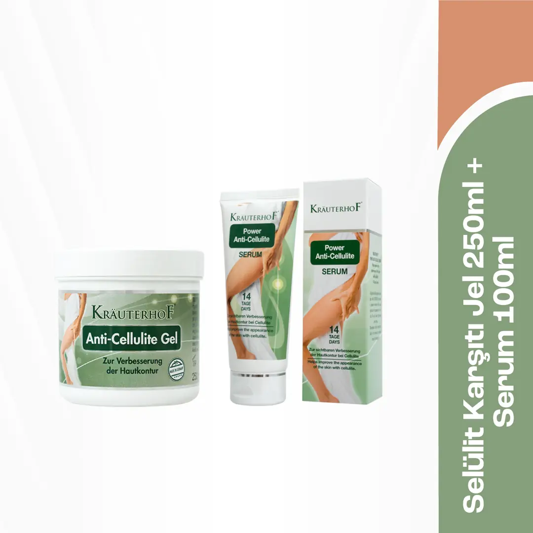 Krauterhof Selülit Karşıtı Jel 250 ml + Selülit Karşıtı Serum 100 ml