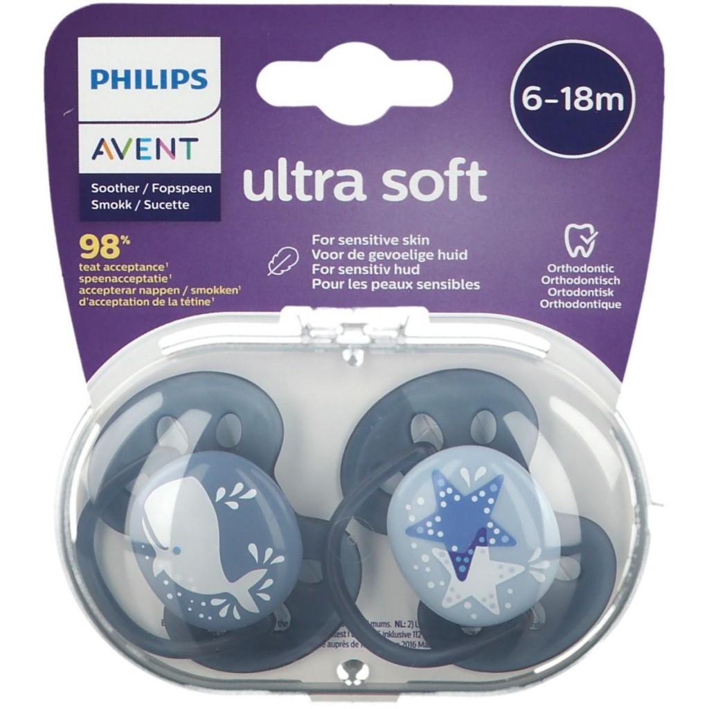 Philips Avent Ultra Soft Ortodontik Emzik 6-18 Ay