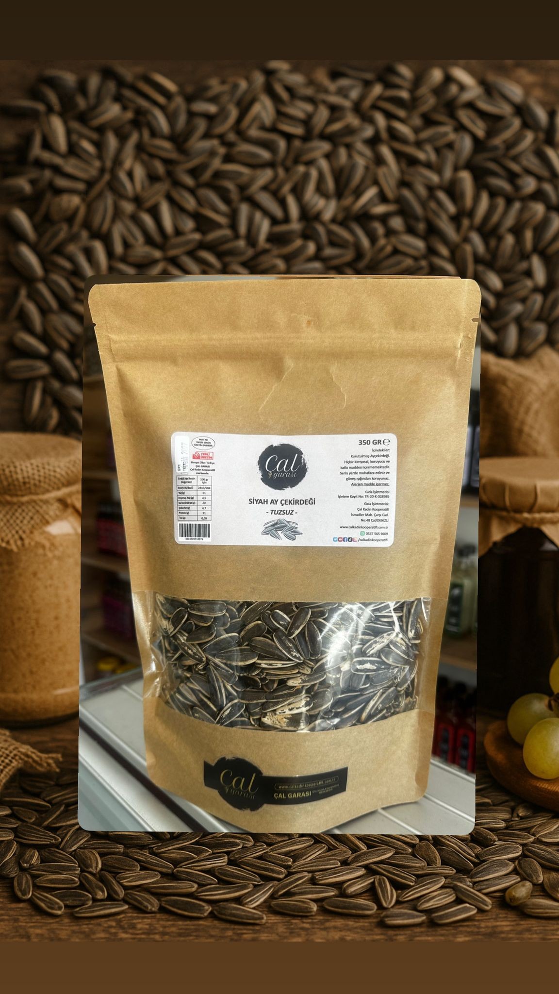 Siyah Ay Çekirdek (Tuzsuz) 350G