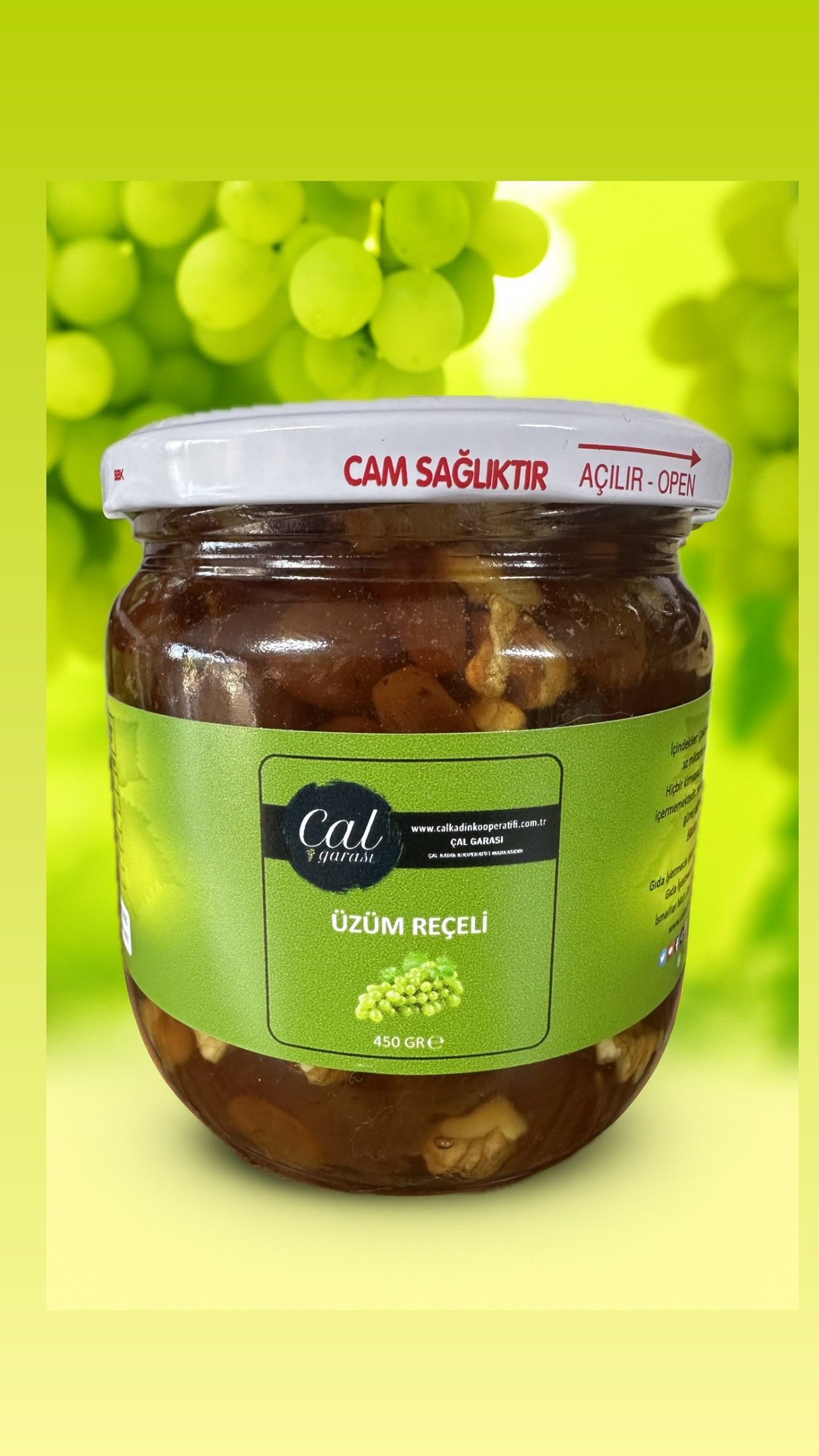 Üzüm Reçeli 450g 