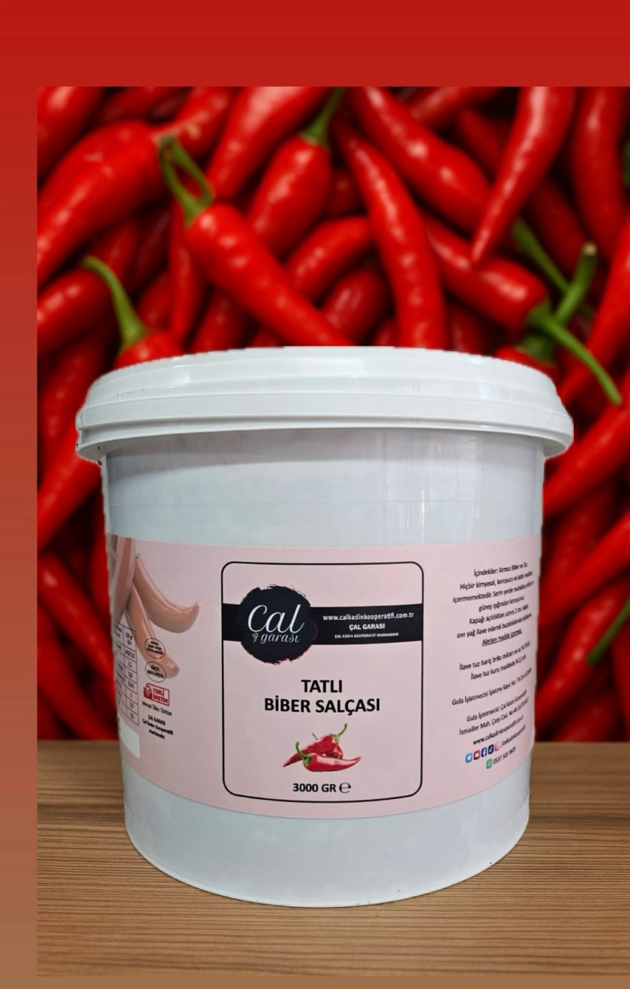 BİBER SALÇASI (GELENEKSEL YÖNTEM, KAYNATMA YÖNTEMİ 3KG
