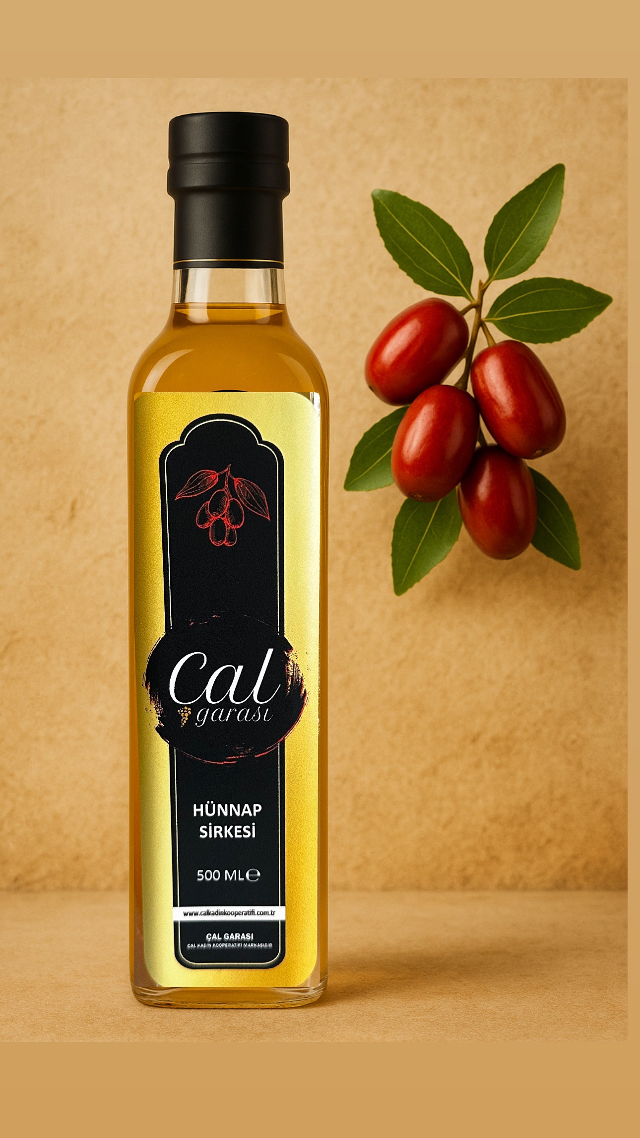 Hünnap Sirkesi 500ML