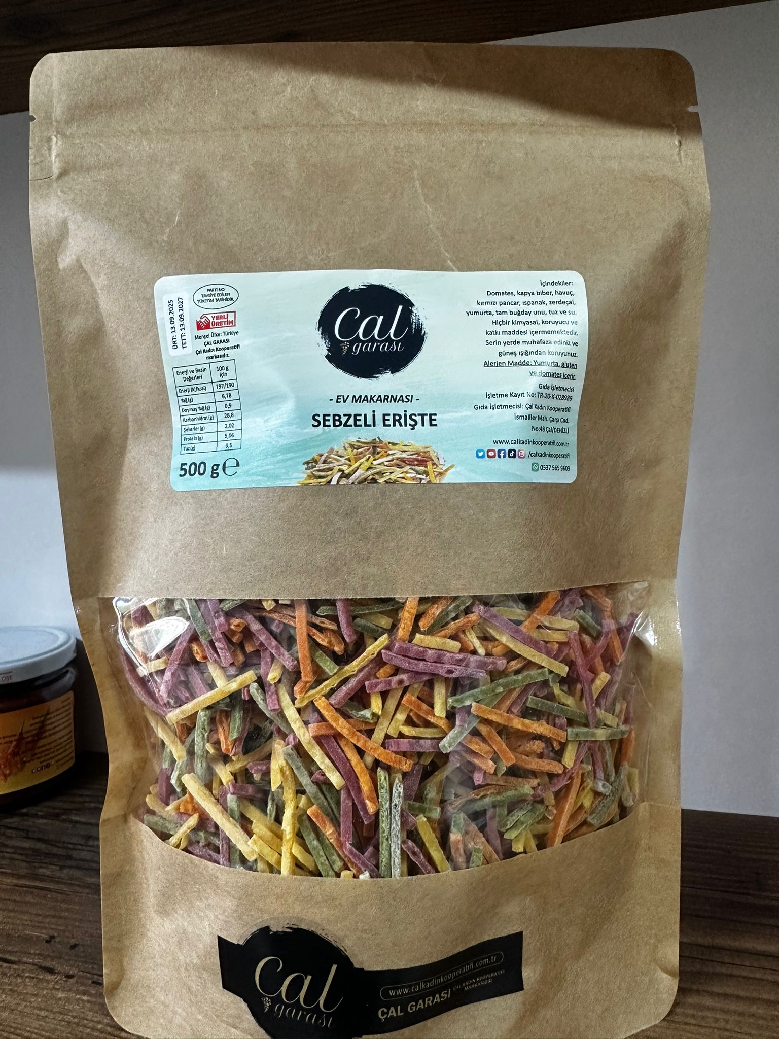 SEBZELİ ERİŞTE 500g