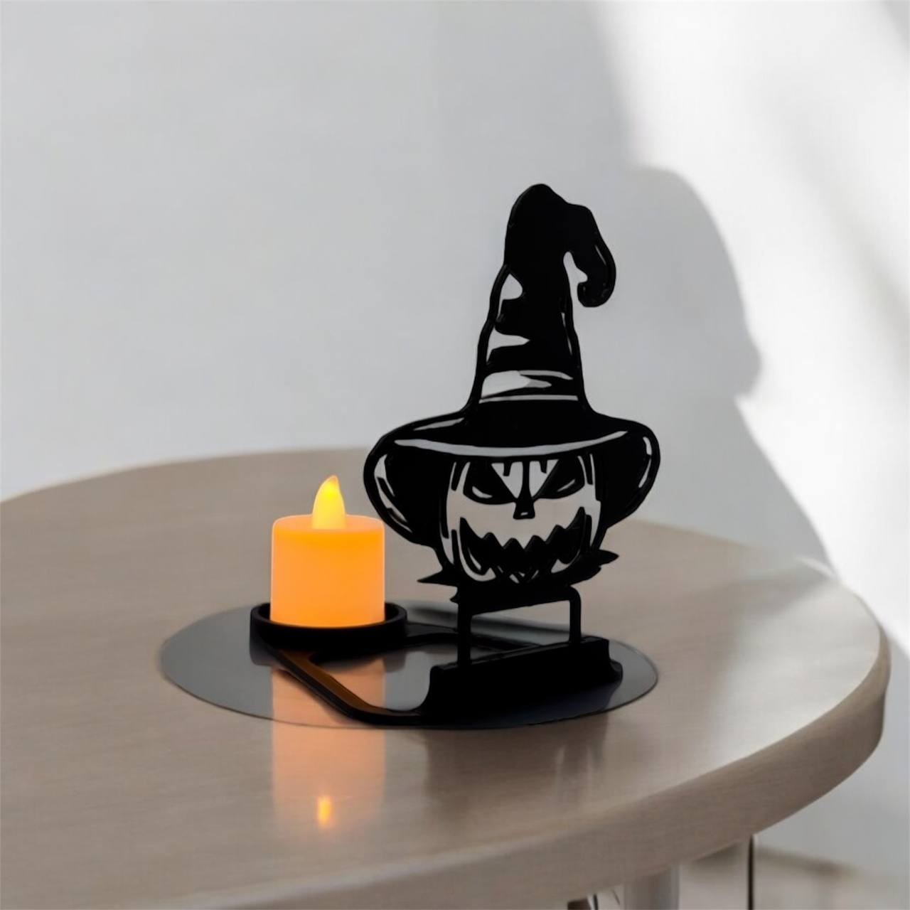 TeaLight Cadı Gölgeli Lamba