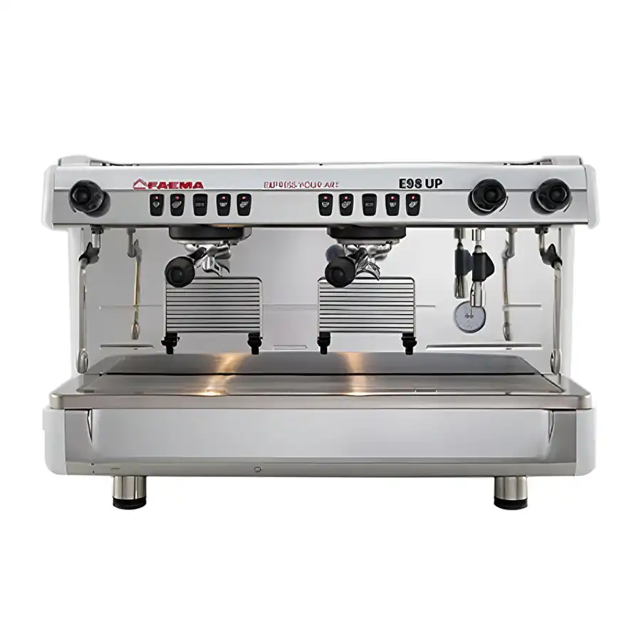 Faema E98 Up Tall Cup Full Otomatik Espresso Kahve Makinesi, 2 Gruplu, Beyaz