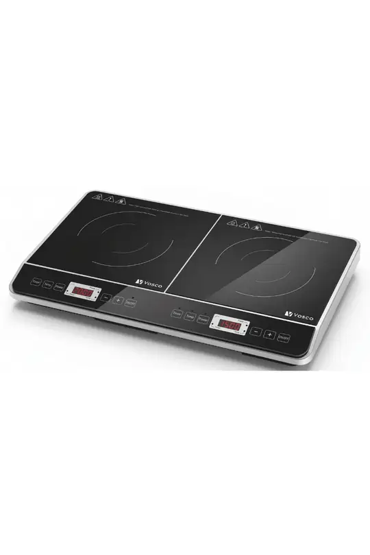 Vosco VALP-DIC126 İkili İndüksiyon Ocak, 60.5x36x6.4 cm, Elektrikli