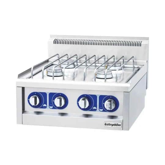 Öztiryakiler 600 Seri Set Üstü Dörtlü Ocak Gazlı 60*60*26