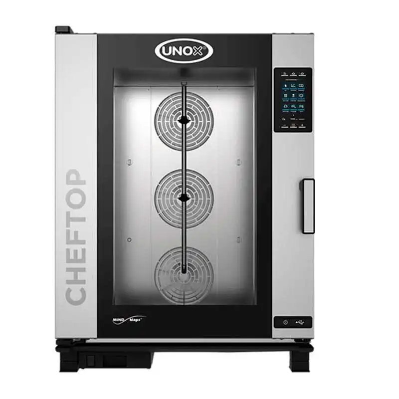 Unox Cheftop Plus Combi Fırın 10 GN 2/1 Kapasiteli Gazlı