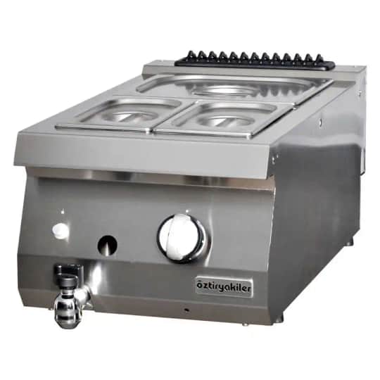 Öztiryakiler 700 Seri Set Üstü Bain Marie Gazlı 40*70*30-Gn Kaplar Hariç