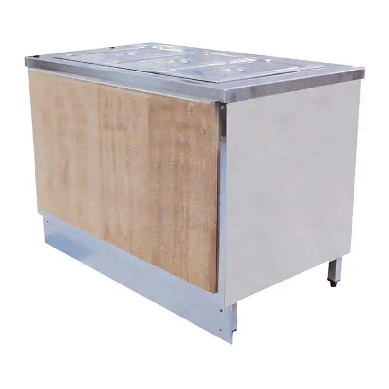 Öztiryakiler Nötr Servis Bankosu Ahşap Kaplamalı 140x70 cm