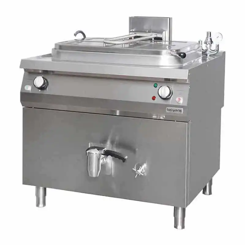 Öztiryakiler İndirekt Silindirik Kazanlı Kaynatma Tenceresi 250 Lt Gazlı