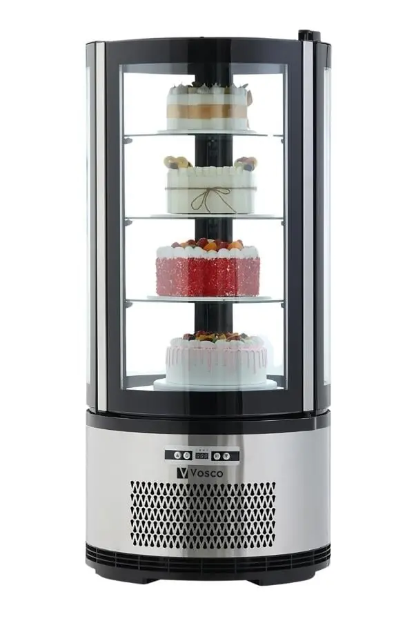 Vosco Dikey Pasta Teşhir Dolabı