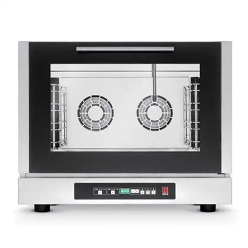 Eka Konveksiyonlu Nemlendirmeli Dijital Fırın Gn 1/1 4 Tepsi Kapasiteli Elektrikli EKF-411DUD